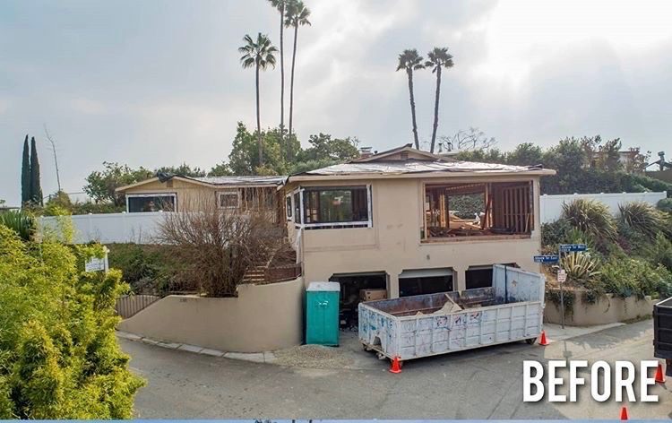 exterior remodel- before
